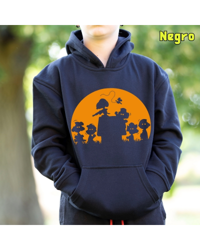 Sudadera niño con capucha SNOOPY DEAD WALKING  La Kamiseta K Buskas