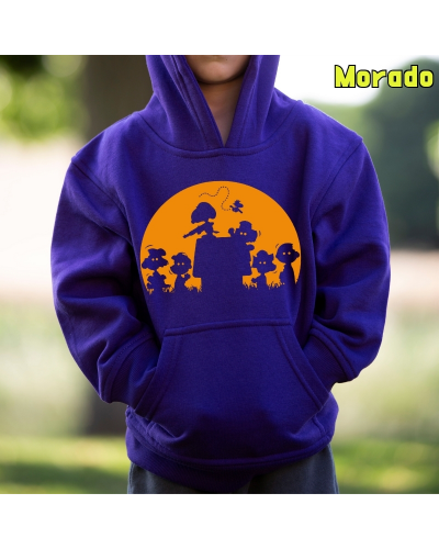 Sudadera niño con capucha SNOOPY DEAD WALKING  La Kamiseta K Buskas