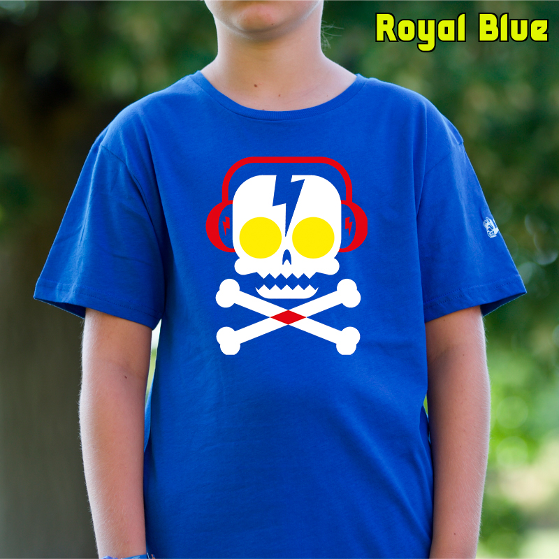 Skull Dj - Camiseta Niño Manga Corta