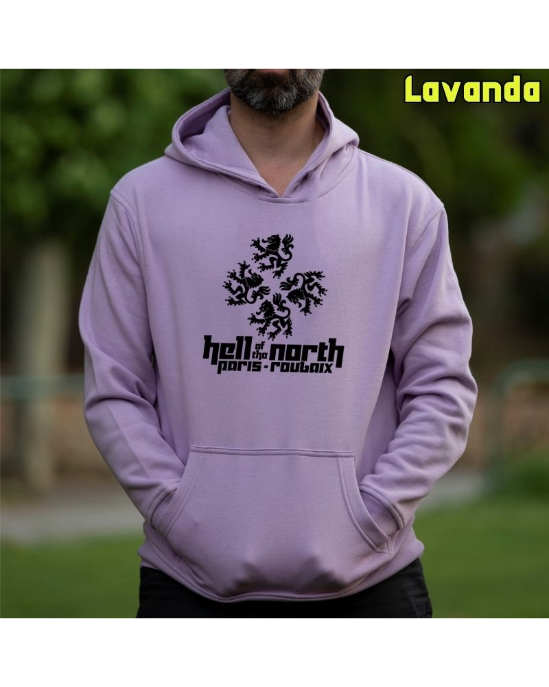 Sudadera hombre con capucha HELL OF THE NORTH – La Kamiseta K Buskas