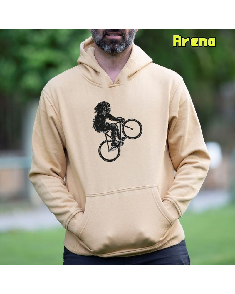 Sudadera hombre con capucha YETI BIKE – La Kamiseta K Buskas