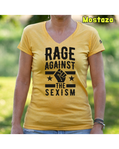 Camiseta Mujer Rage Against The Sexism - manga corta