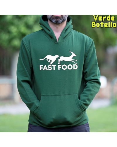 Sudadera Capucha Hombre - Fast Food