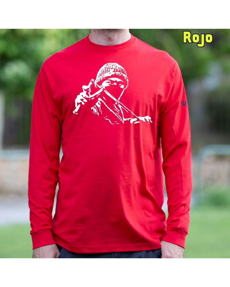 Camiseta Hombre Manga Larga - Antifa