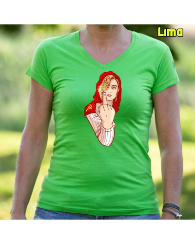 Camiseta Mujer Kaperucita Red - manga corta