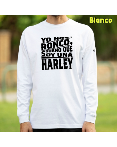 Camiseta Hombre Manga Larga - Yo No Ronco