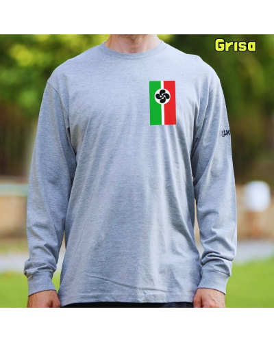 Gizonezkoen Kamiseta Mahuka Luzea - Euskal Pilota