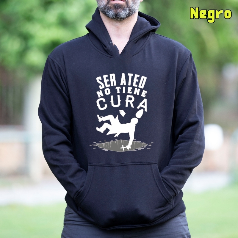 Ser Ateo - Sudadera Hombre Con Capucha