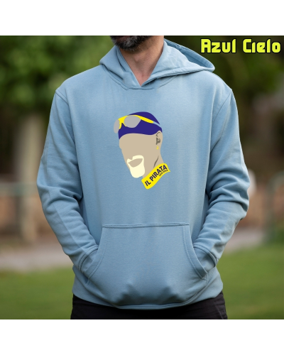 Sudadera hombre con capucha IL PIRATA – La Kamiseta K Buskas