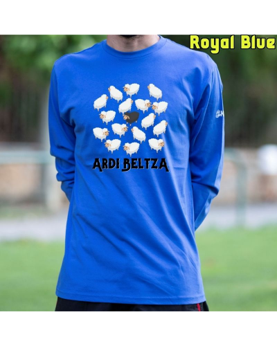 Gizonezkoen Kamiseta Mahuka Luzea - ARDI BELTZA