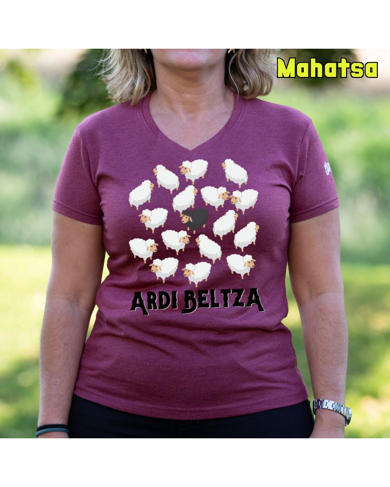 Emakumeen Kamiseta  - ARDI BELTZA