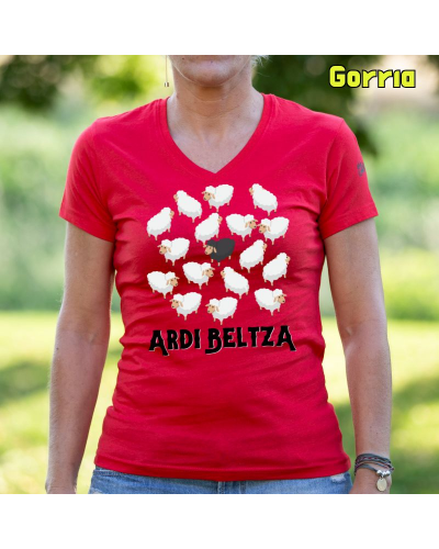 Emakumeen Kamiseta  - ARDI BELTZA