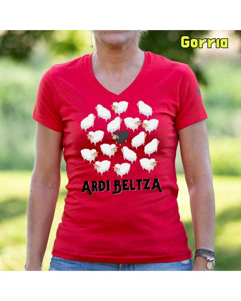 Emakumeen Kamiseta  - ARDI BELTZA