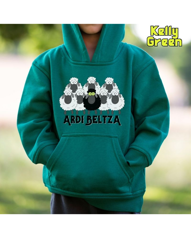 Haurren jertsea kaputxarekin - ARDI BELTZA II