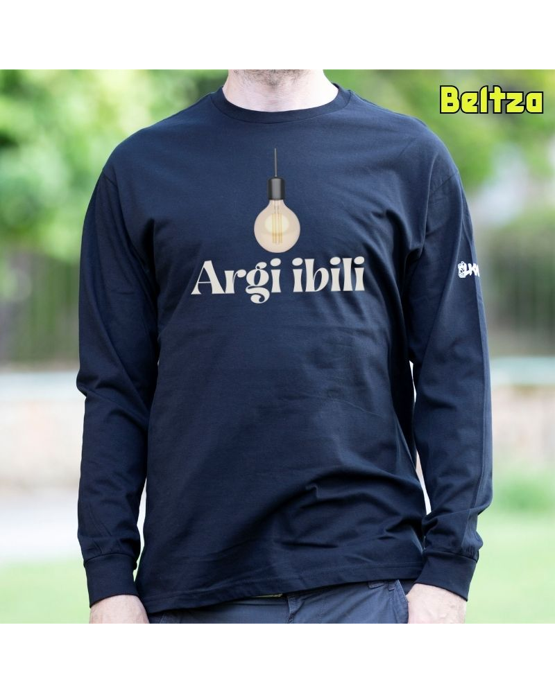 Gizonezkoen Kamiseta Mahuka Luzea - ARGI IBILI