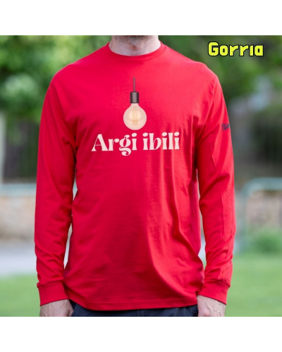 Gizonezkoen Kamiseta Mahuka Luzea - ARGI IBILI