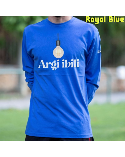 Gizonezkoen Kamiseta Mahuka Luzea - ARGI IBILI