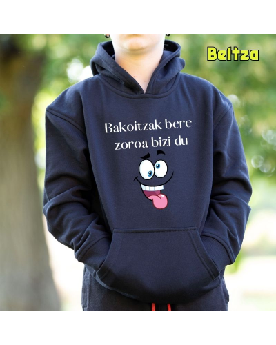 Haurren jertsea kaputxarekin - Bakoitzak Bere Zoroz Bizi Du