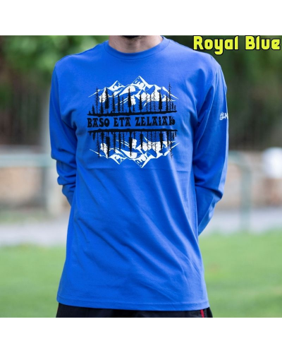 Gizonezkoen Kamiseta Mahuka Luzea - BASO ETA ZELAIAK