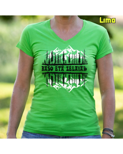 Emakumeen Kamiseta  - BASO ETA ZELAIAK