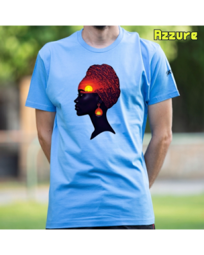 Camiseta Hombre Manga Corta-Africa Infinita Azzure