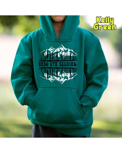 Haurren jertsea kaputxarekin - BASO ETA ZELAIAK