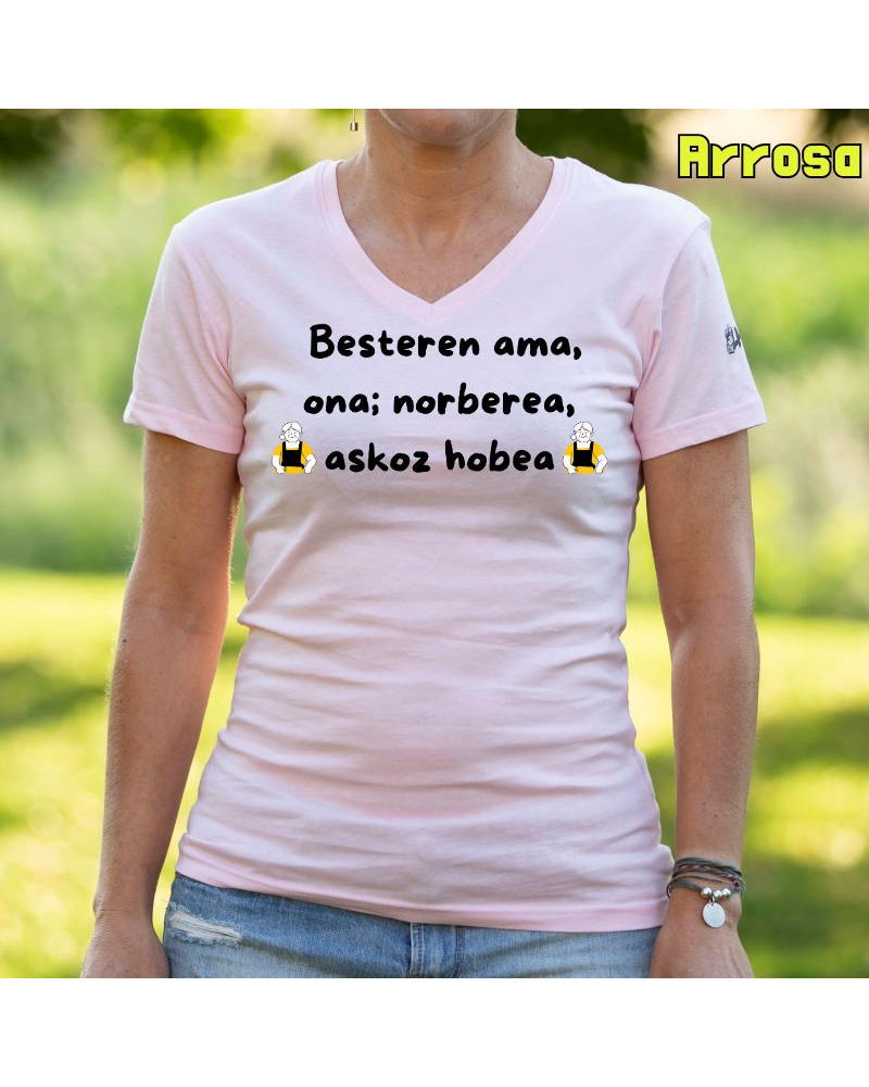 Emakumeen Kamiseta -  Besteren Ama Ona Norberea