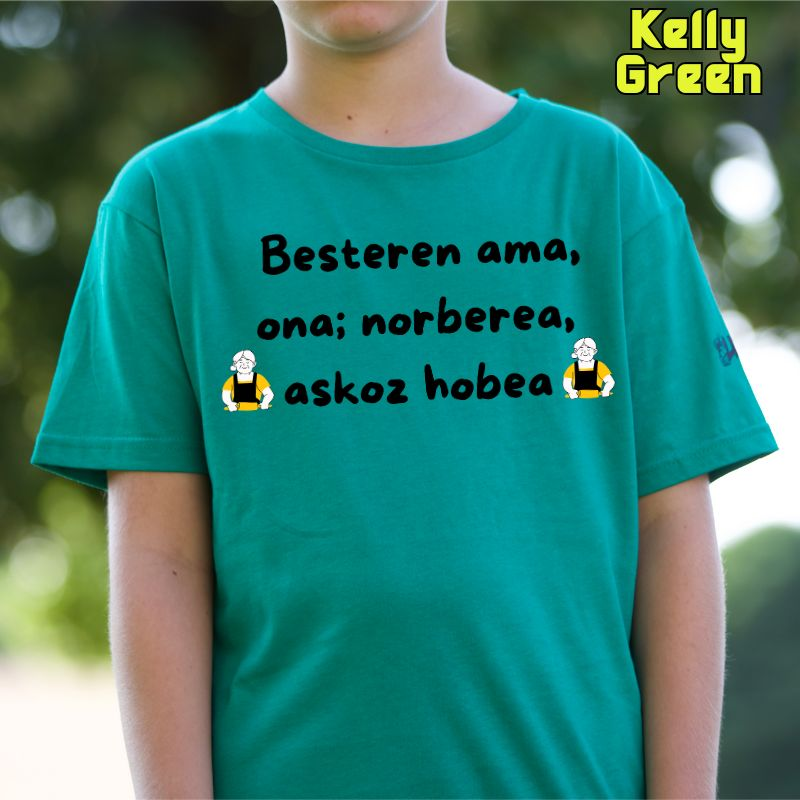 Haur Kamiseta - Besteren  Ama Ona Norberea