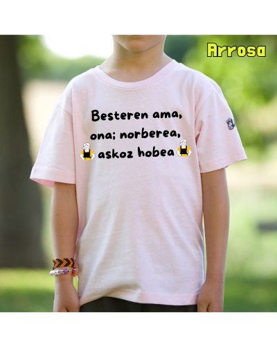 Haur Kamiseta - Besteren  Ama Ona Norberea