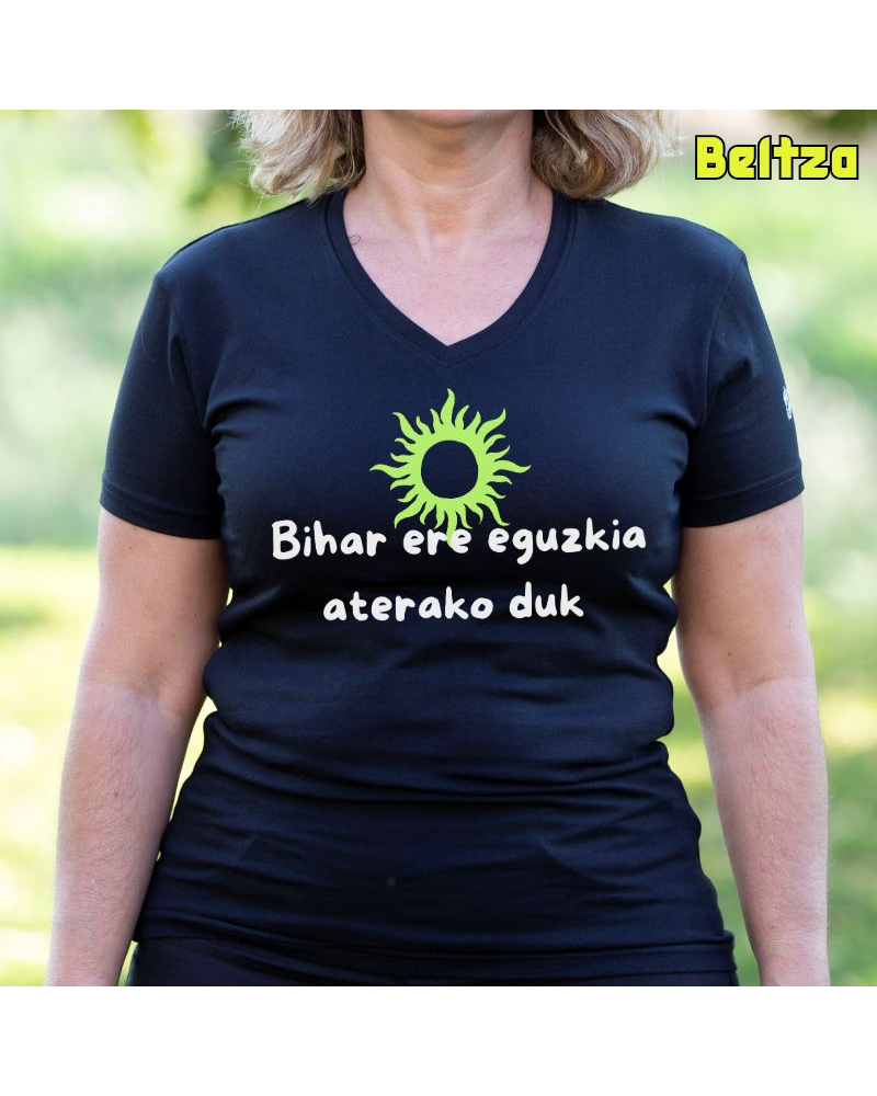 Emakumeen Kamiseta - Bihar Ere Eguzkia Aterako Duk