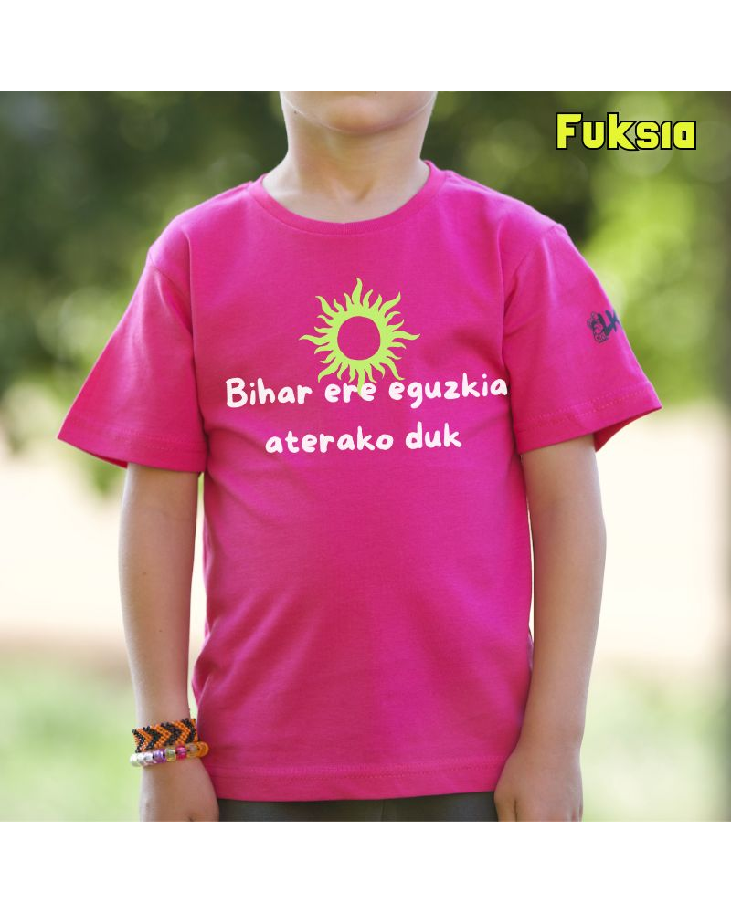 Haur Kamiseta - Bihar Ere Eguzkia Aterako Duk