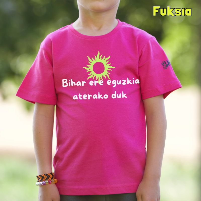 Haur Kamiseta - Bihar Ere Eguzkia Aterako Duk