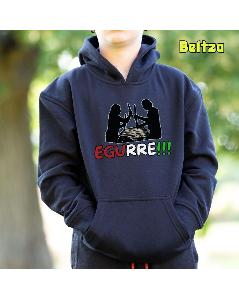 Haurren jertsea kaputxarekin - Egurre