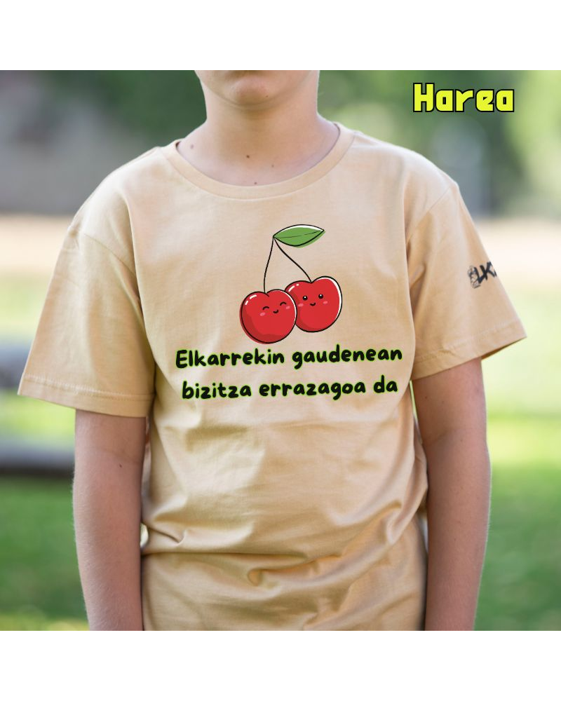 Haur Kamiseta - Elkarrekin Gaudenean Bizitza Errazagoa