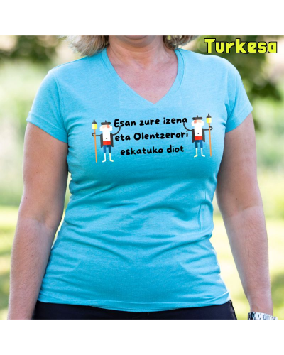 Emakumeen Kamiseta - Esan Zure Izena Eta Olentzerori