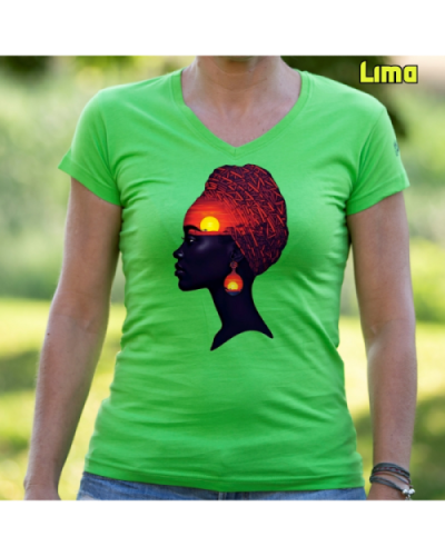 Camiseta Mujer Manga Corta-Africa Infinita Lima