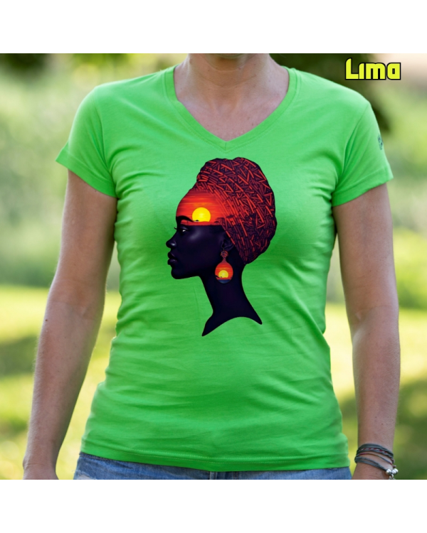 Camiseta Mujer Manga Corta-Africa Infinita Lima