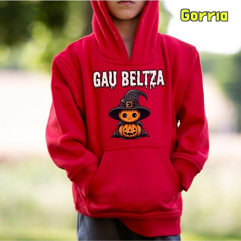 Haurren jertsea kaputxarekin - Gau Beltza