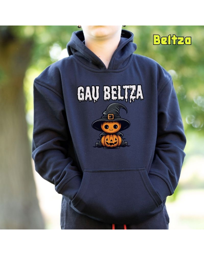 Haurren jertsea kaputxarekin - Gau Beltza