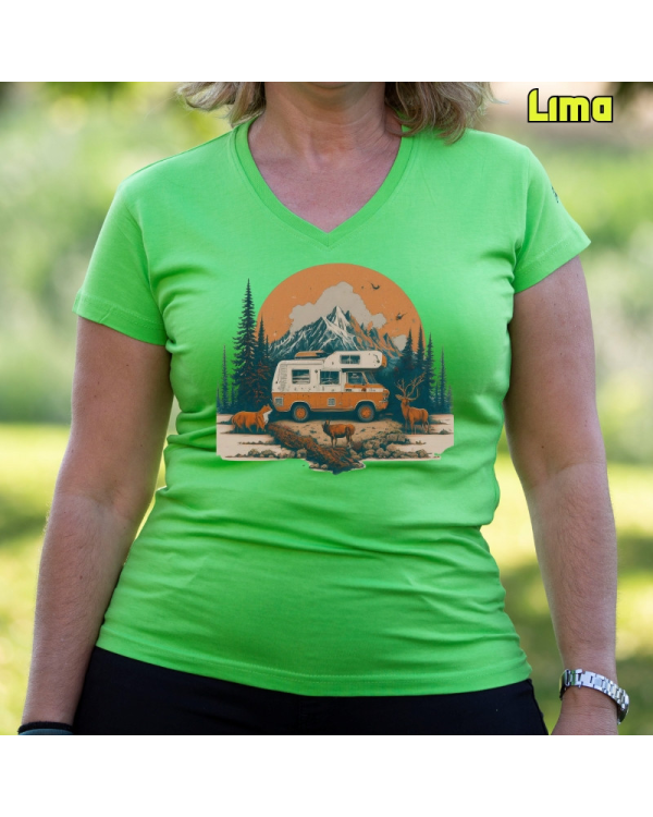 Camiseta Mujer OLD CAMPER - manga corta