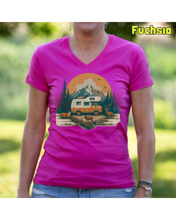Camiseta Mujer OLD CAMPER - manga corta