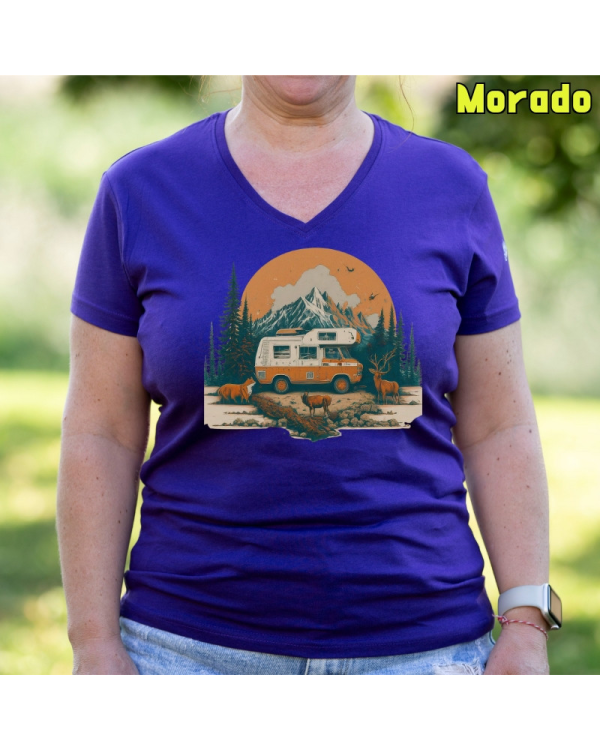 Camiseta Mujer OLD CAMPER - manga corta