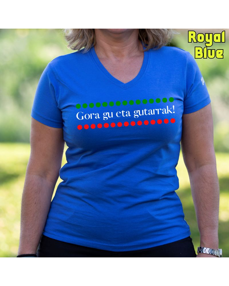 Emakumeen Kamiseta - Gora Gu Eta Gutarrak
