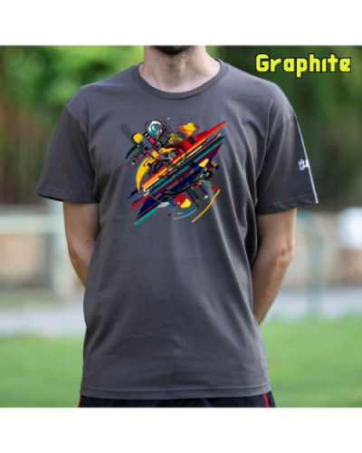 Camiseta Hombre Manga Corta-Kandisky Graphite