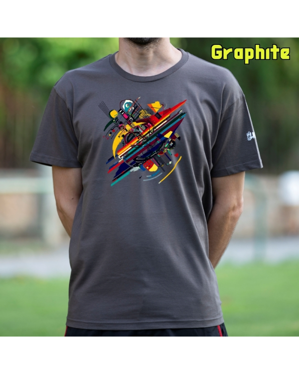 Camiseta Hombre Manga Corta-Kandisky Graphite