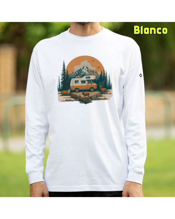 Camiseta Hombre OLD CAMPER - manga larga