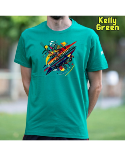 Camiseta Hombre Manga Corta-Kandisky KellyGreen