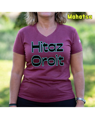 Emakumeen Kamiseta - Hitaz Oroit