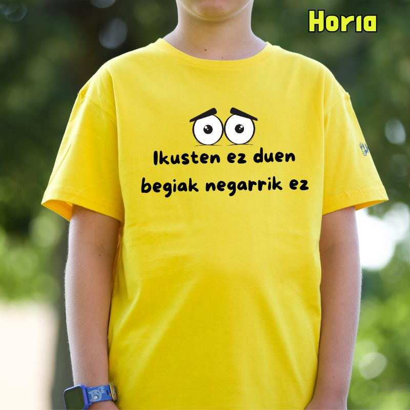 Haur Kamiseta - Ikusten Ez Duen Begiak Negarrik Ez