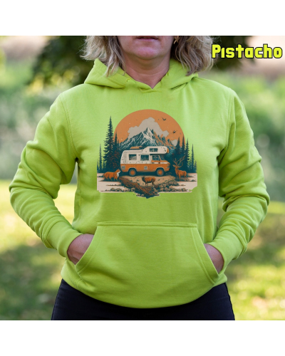 Sudadera mujer con capucha OLD CAMPER  La Kamiseta K Buskas